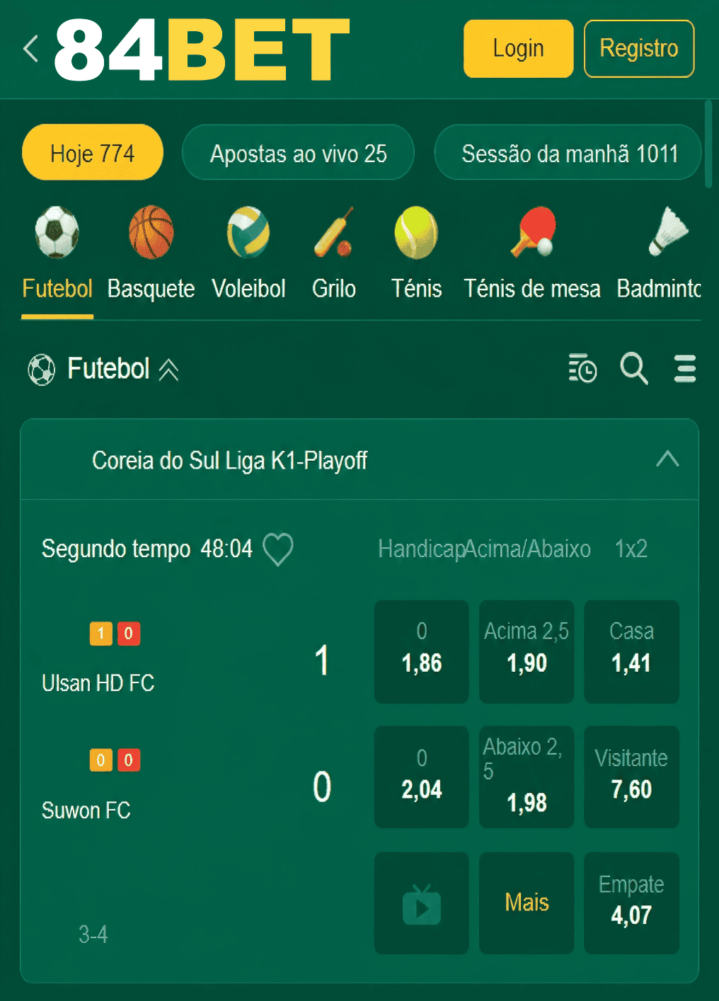 84BET Esporte
